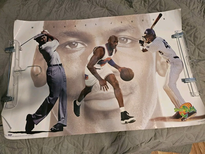 Vintage Michael Jordan Space Jam Poster- 1996 Warner Bros.