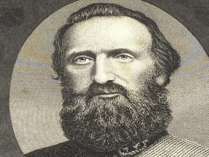 Antique Steel Engraving 3x4” CSA Gen. Stonewall Jackson after Winchester Photo gallery