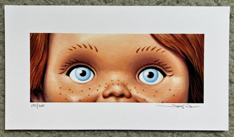 Child’s Play Chucky Doll Art Print Poster Mondo Eyes Without Face Jason Edmiston