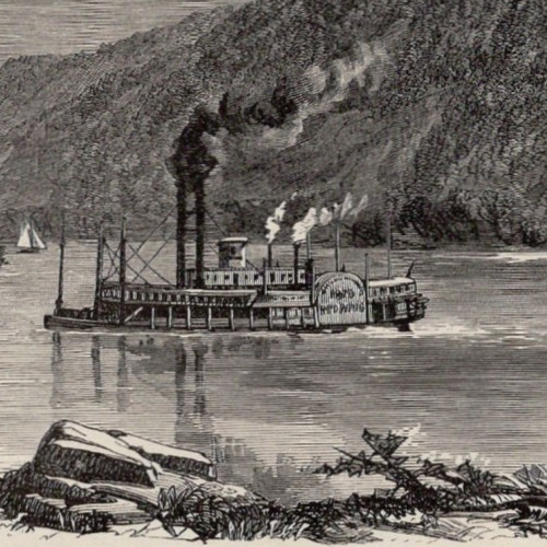 Queen’s Bluff Near Trempealeau And Three Miles Above La Crosse WI 1872 Engraving