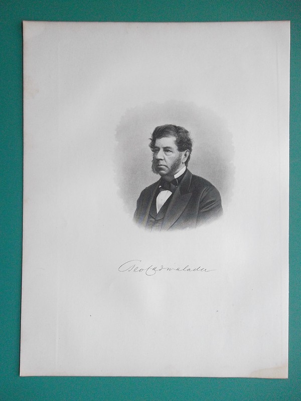 GEORGE CADWALADER Pennsylvania Mexican War Major-General – 1874 Portrait Print