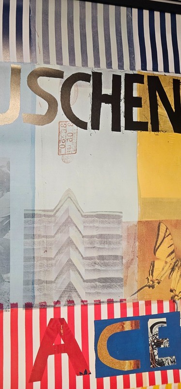 Robert Rauschenberg Venice California Pop Art Poster '77 Ace Gallery WITH HANGER gallery