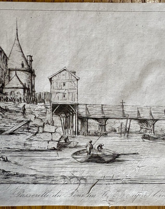 Original Etching Signed In Plate CM (Charles Meryon) gallery