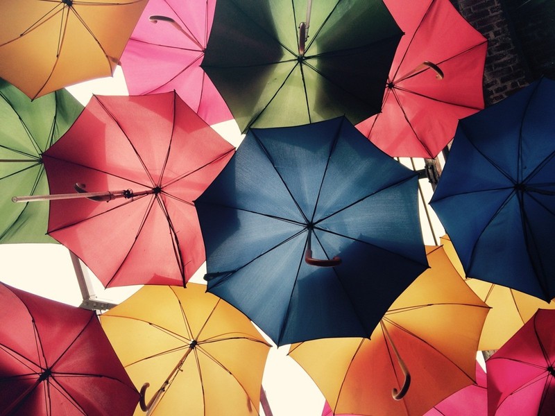 Artographie - Umbrella Array - Art Print on Paper or Canvas gallery