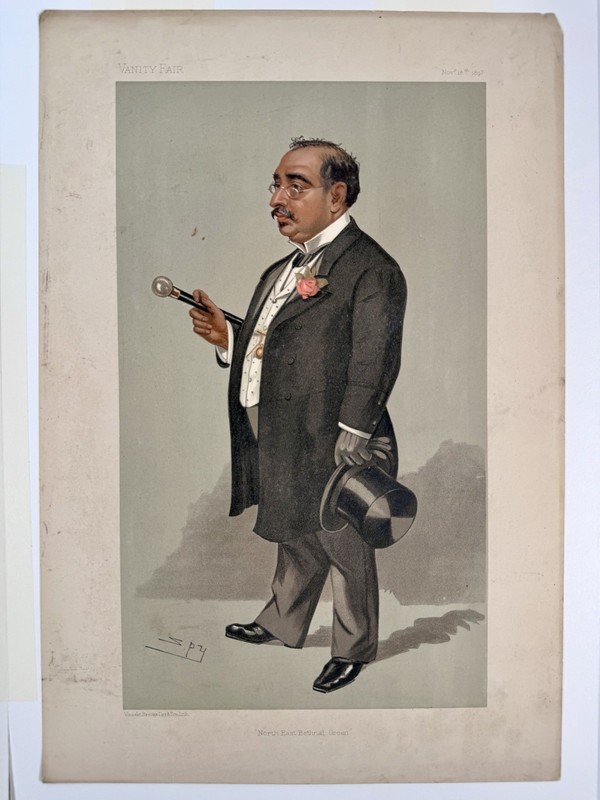 Original 1897 Vanity Fair Spy Print North East Bethnal Green Antique Caricature gallery