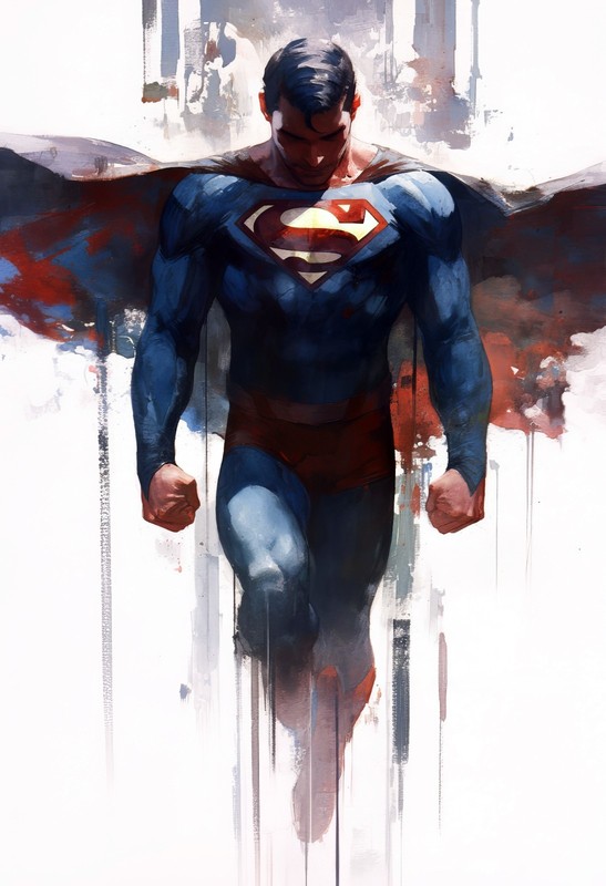 «Superman 43» Fine Art Print 13×19 Limited to 20 Hand-Numbered Copies