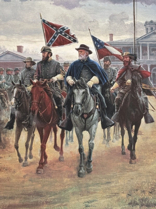 Mort Kunstler; The Review At Moss Neck; Offset Lithograph On Paper; MINT; W/ COA gallery