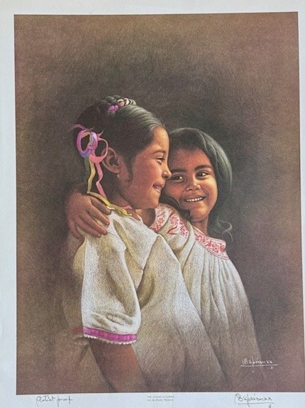 Esperanza Martinez, Ltd,. Edition Print, 1973, Las Buenas Primas, Orig.Publisher gallery