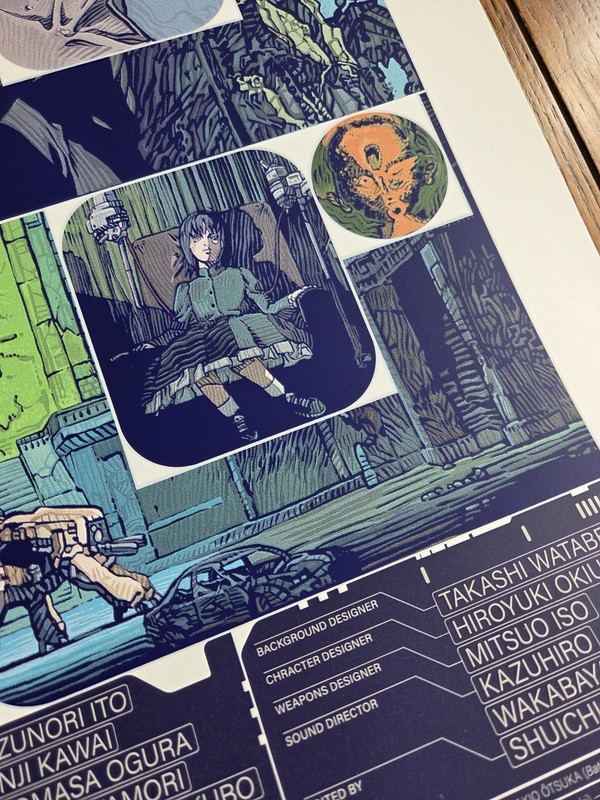 Ghost in the Shell SCREENPRINT by Krzysztof Domaradzki Ltd Edition x/125 Reg gallery