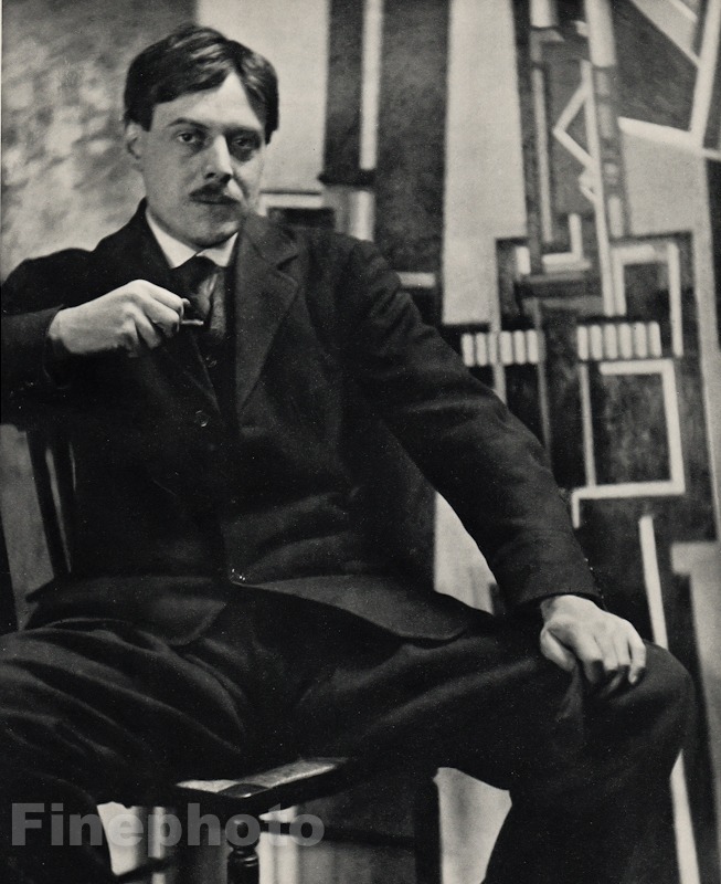 1916/66 Vintage 11x14 WYNDHAM LEWIS Literature Artist Photo ALVIN LANGDON COBURN