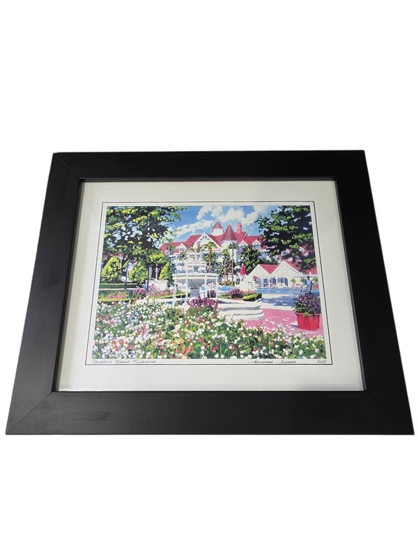 Alexandria Skordas Disneys Grand Floridian Framed Art Print 2003 Signed Collect