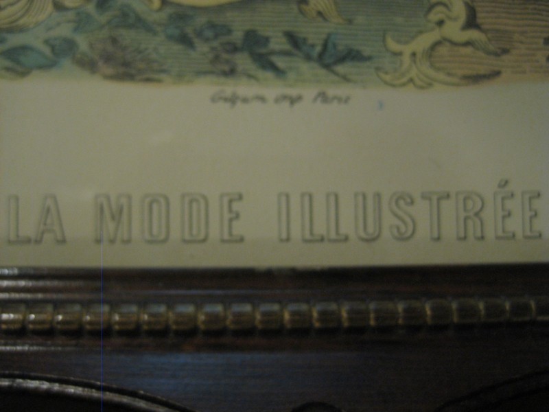 Vintage La Mode Illustree Framed Reproduction Prints (Set of 2) gallery