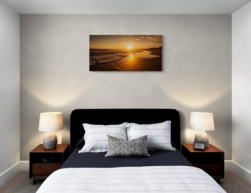Sea Beach Sunset Landscape Posters Prints Canvas Painting Canvas Wall Art Decor gallery