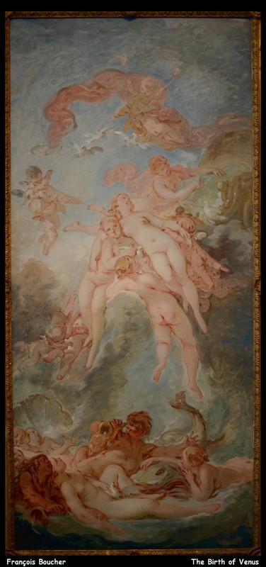 Franois Boucher the Birth of Venus O 1 Vintage Art Print Poster Wall Decor Luxur