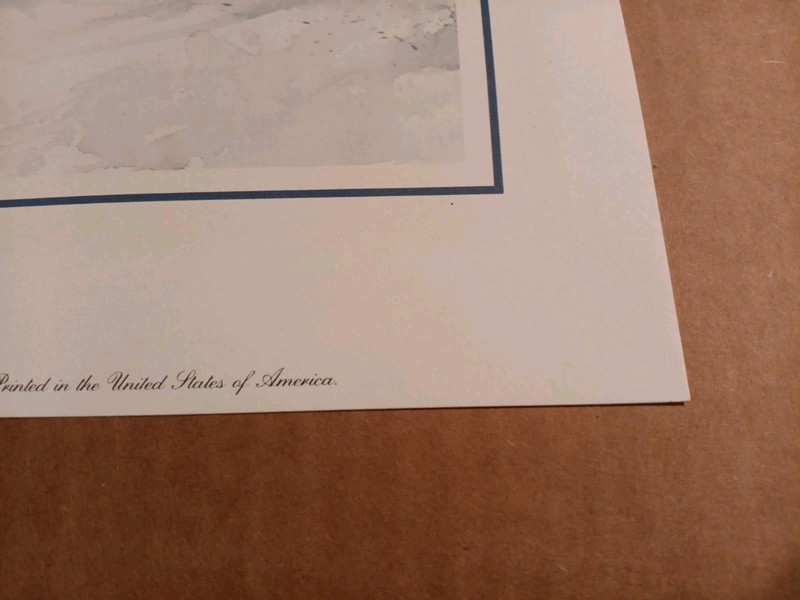 MICHAEL SLOAN "TENNESSEE WINTER" RURAL LANDSCAPE PRINT No Frame Or Glass gallery