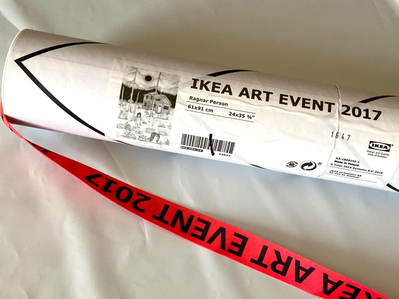 IKEA ART EVENT 2017 POSTER NIGHTWALK RAGNAR PERSON NEW