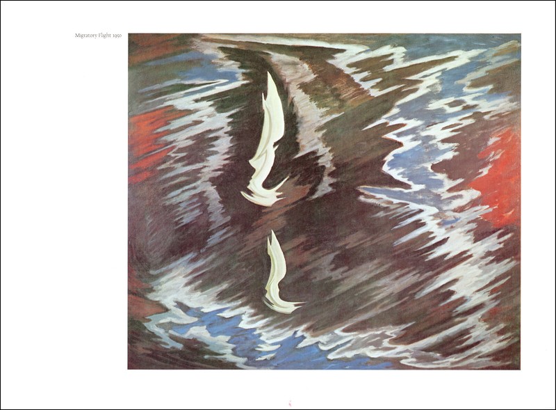 1969 Vintage Print Lawren Harris Migratory Flight 1950 Fine Art Canada Birds