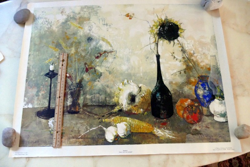Jean Jansem Semerdjian Nature Morte au Tournesol poster by Daniel Jacomet gallery