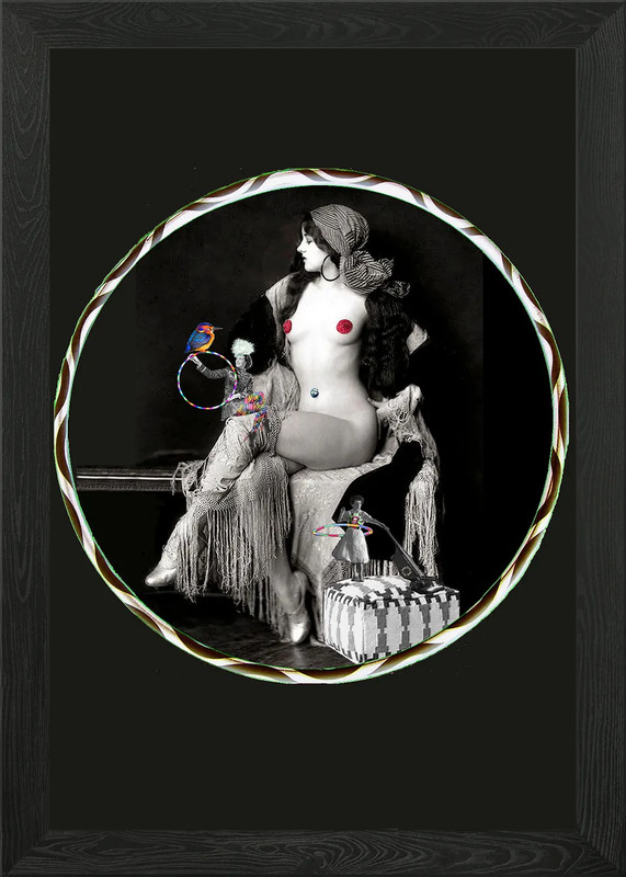 Backstage Before The Show Framed Wall Art Poster Canvas Print Picture