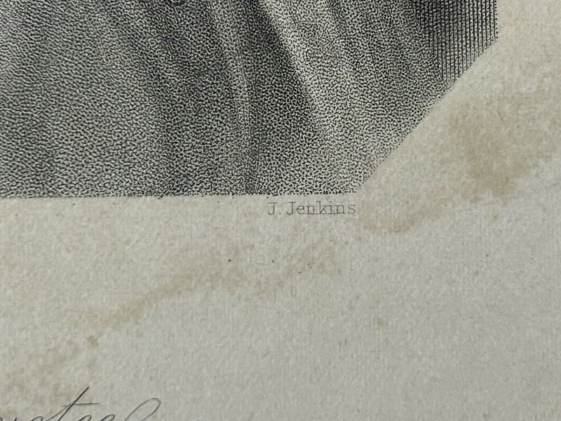Rare Antique Vintage Old Print, “The Devoted”1845 Fisher Engraving gallery