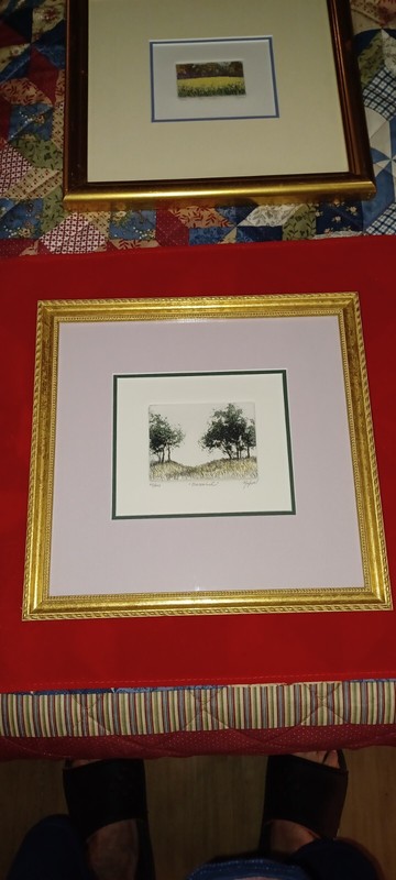 Dale Rayburn «Crosswind» Colored Etching Signed Numbered 112/200. Beautiful.