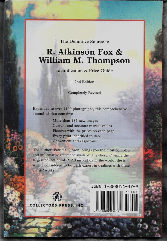 R. Atkinson Fox & William M. Thompson Book Signed Copy 9"x6" SB 2000 FREE SHIP gallery