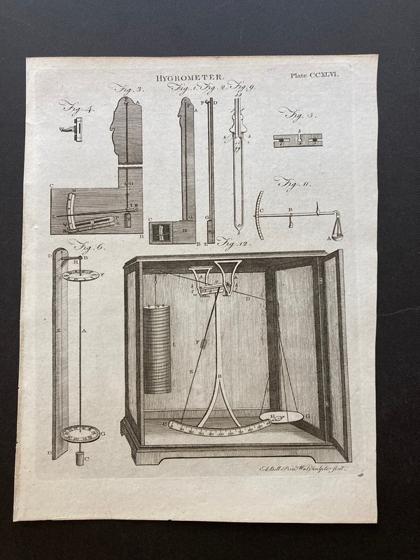 Andrew Bell Encyclopaedia Britannica art engraving hygrometer scientific
