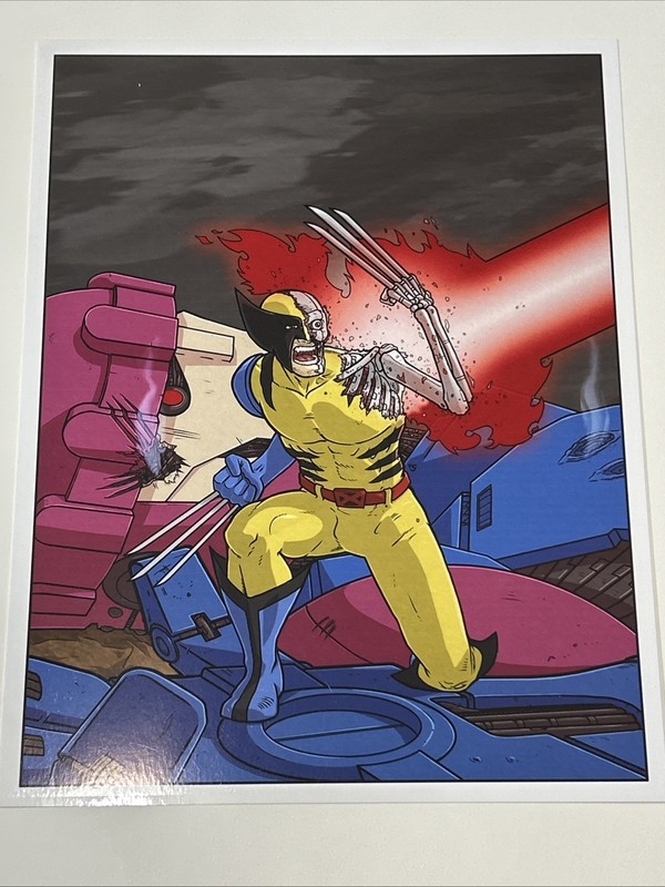 Wolverine X-Men Art Print by GCP Comics 8 1/2 X 11 High Quality Epson