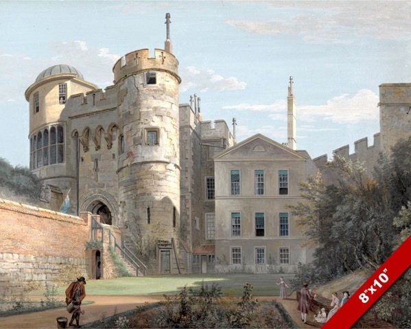 NORMAN GATE WINDSOR CASTLE ENGLISH LANDSCAPE PAINTING BRITISH ART CANVAS PRINT