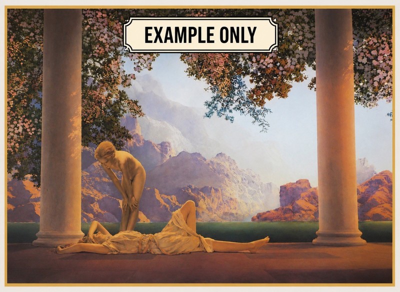 Maxfield Parrish Daybreak 1990s Poster 36×24 Pomegranate Print Unframed