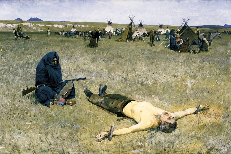 The Captive by John F Farny Vintage Western Giclee Art Print + Free Shipping