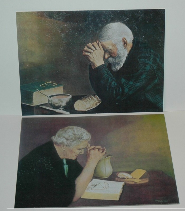 Eric Enstrom Jack Garren GRACE AND GRATITUDE 16x20 Textured Mounted Paper Set gallery
