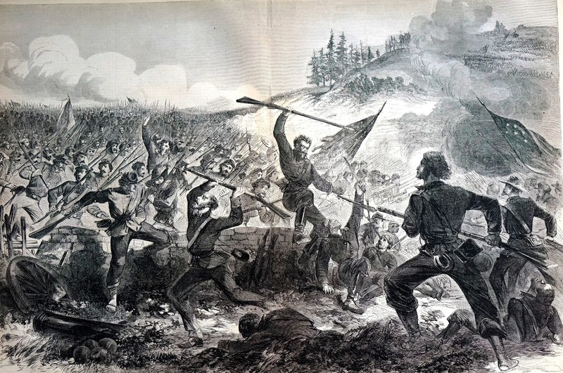 General John Logan Statement 1863 MEN OFF THE NORTHWEST WILL HEW WAY Large Print gallery