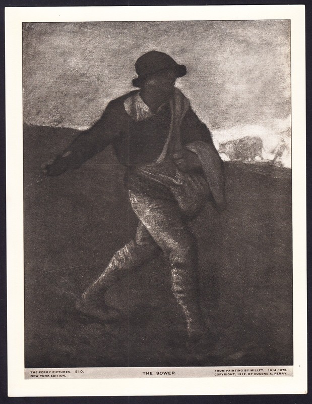The Perry Pictures : The Sower, Millet, New York Edition No. 510