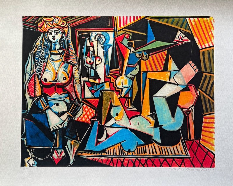 Pablo Picasso WOMEN OF ALGIERS Estate Signed Limited Edition Giclee 20″ x 26″