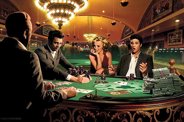 Royal Flush Art Print by Chris Consani 30 x 20 in. Paper Size New Unframed