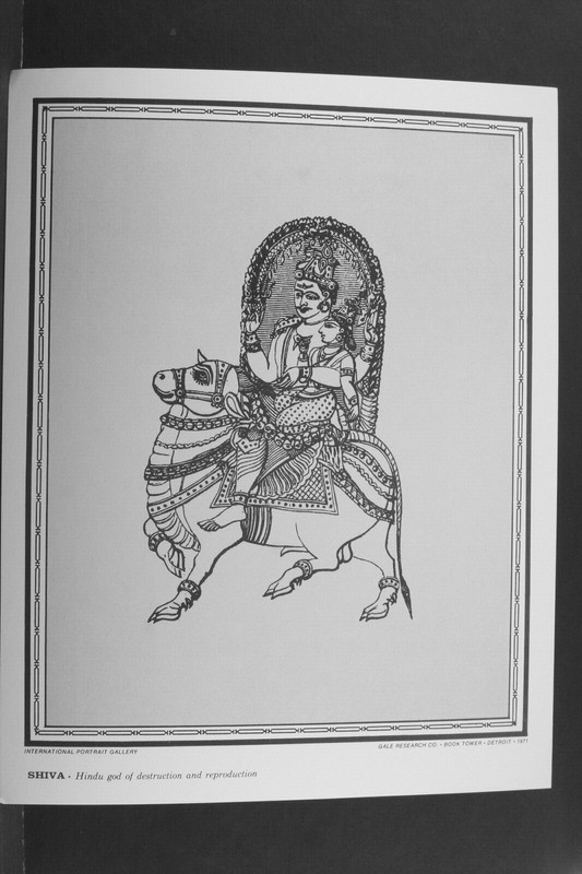 Shiva – Print by International Portrait Gallery – Vintage L1129F