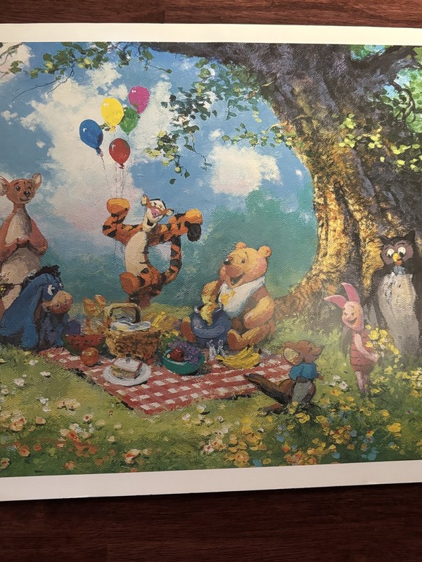 James Coleman Splendiferous Picnic Hand Signed Winnie the Pooh w. COA gallery
