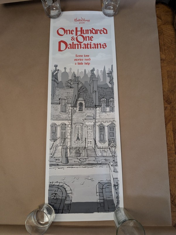101 DALMATIANS DISNEY R2021 limited edition Variant print #34 of 85 BEN HARMAN