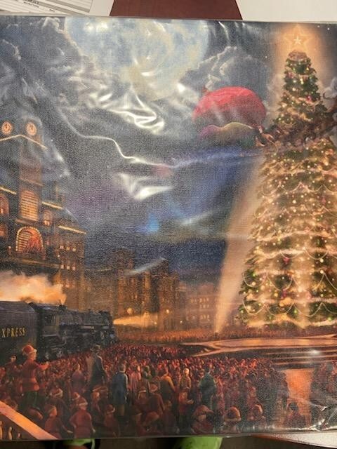 The Polar Express 14″ x 14″ Gallery Wrap Canvas