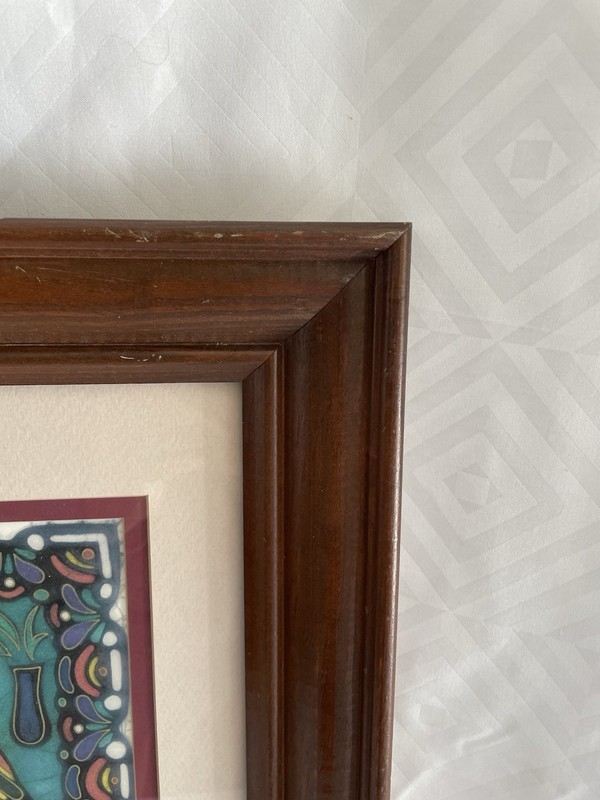 Rare Kae Taylor Owl Batik Art Print Ltd Ed. Matted/Framed Signed 17”x14” # 4/450 gallery
