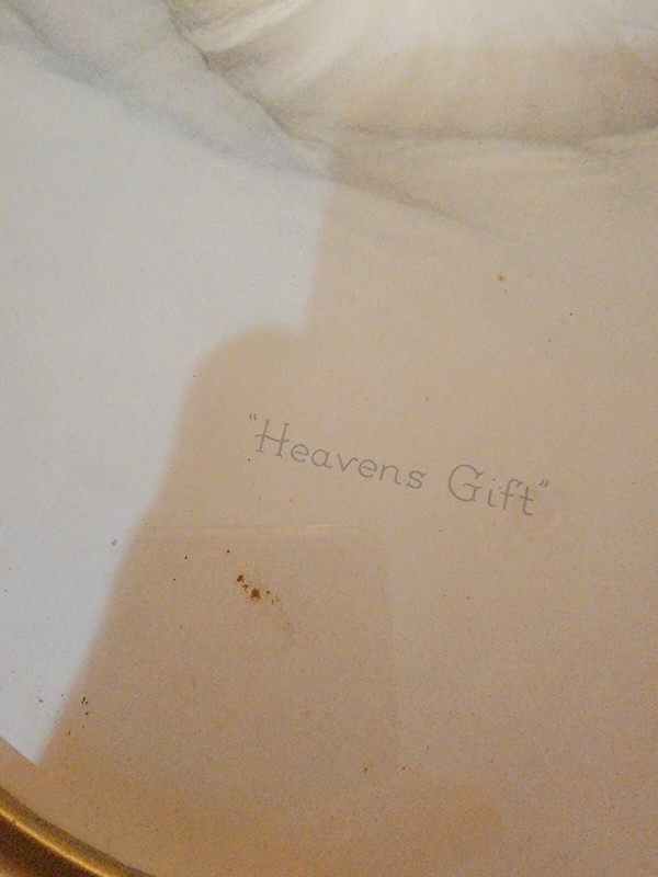 Vintage Annie Benson Muller Framed Print “Heaven’s Gift", 15 3/8" X 15 3/8" gallery