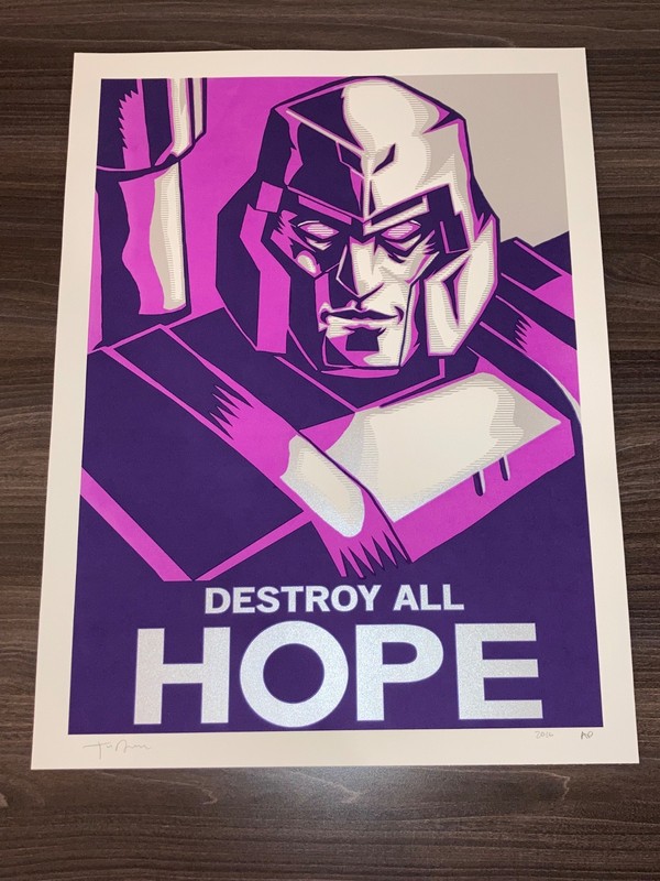 Transformers Megatron Poster Limited Edition Destroy All Hope Tim Doyle AP Print