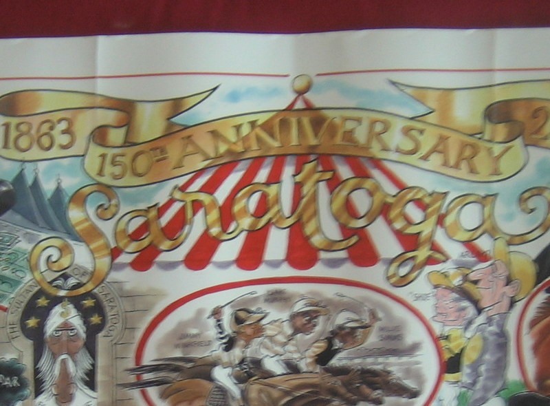 SARAGOGA Racetrack Poster ~ 150th Anniversary ~ 1863 To 2013 gallery