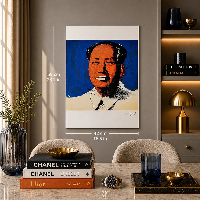 Andy Warhol Mao Lithograph on Arches 300gsm 16.5x23in (42x59 cm) gallery