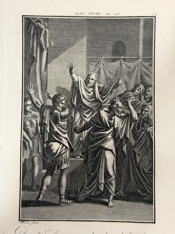 Edouard Schuler - Matthew 28:11-16 Ressurection Early 19th Century Engraving gallery