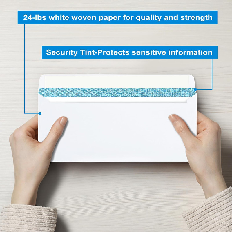 #10 Self-Seal Security-Tinted Business Envelopes for Privacy Documents gallery