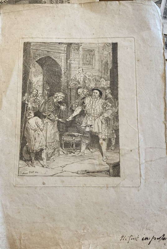 Henry Monro 1813 Print - Henry VIII - 10.5 X 15.5” Page