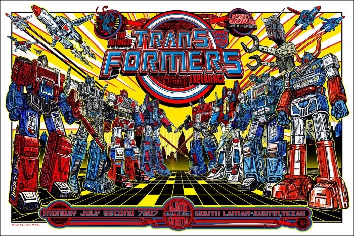 3D - Transformers by Jesse Philips - Rare Signed AP - Mondo print - WYSIWYG gallery