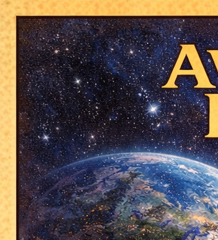 Epcot Awesome Planet Show Disney Painted Light Attraction Poster 12x18 Glossy gallery